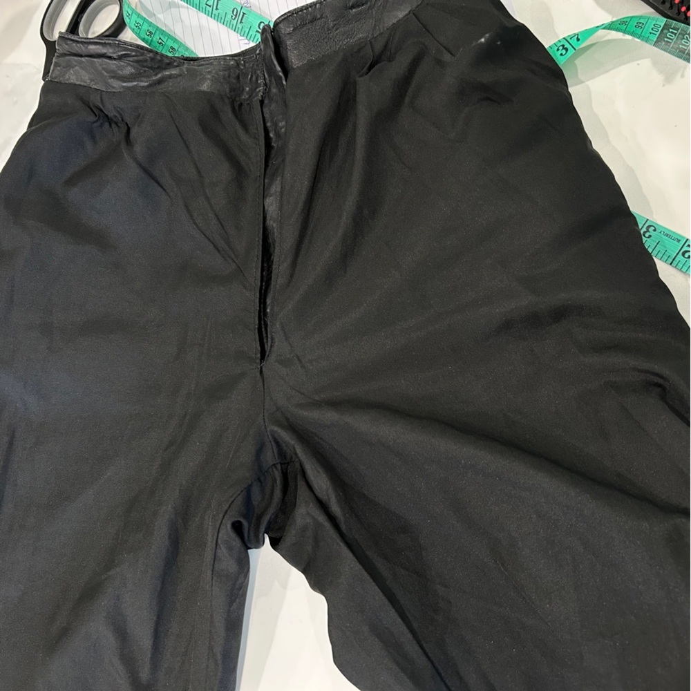 Vintage Black Lambskin Leather Pants - Picture 16 of 17